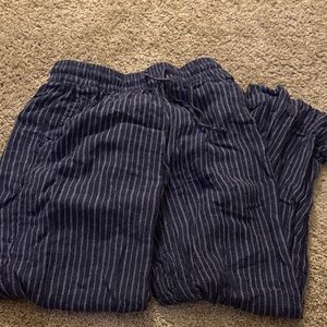 Size XS beachy striped pants!